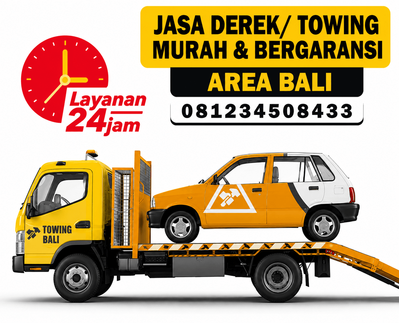 jasa derek dan towing bali
