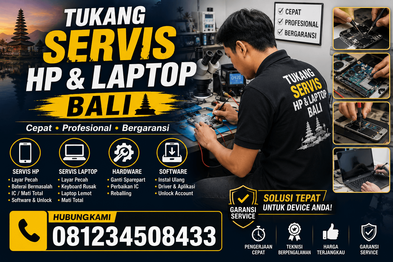 Tukang Servis Hp dan Laptop