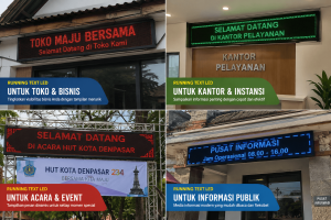 RUNNING TEXT BALI 